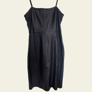 Giani Bini Faux Leather Sheath Dress